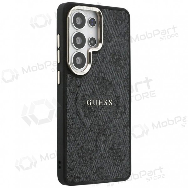 Funda para Samsung Galaxy S26 Ultra - Guess PU Leather 4G Gold Frame Magnetic (negra)