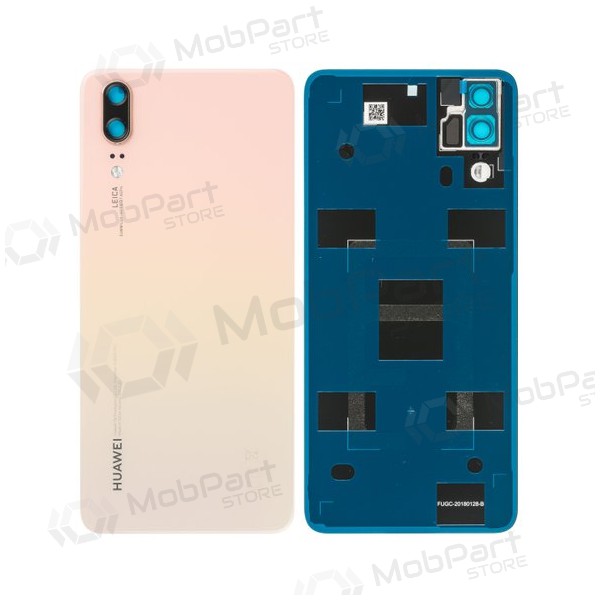 Huawei P20 tapa trasera de la batería (rosado / dorado) (service pack) (original) Huawei P20 tapa trasera de la batería (rosado / dorado) (service pack) (original)