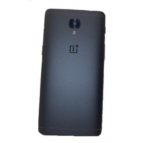 OnePlus 3 / 3T tapa trasera de la batería (negro) (usada grade B, original)