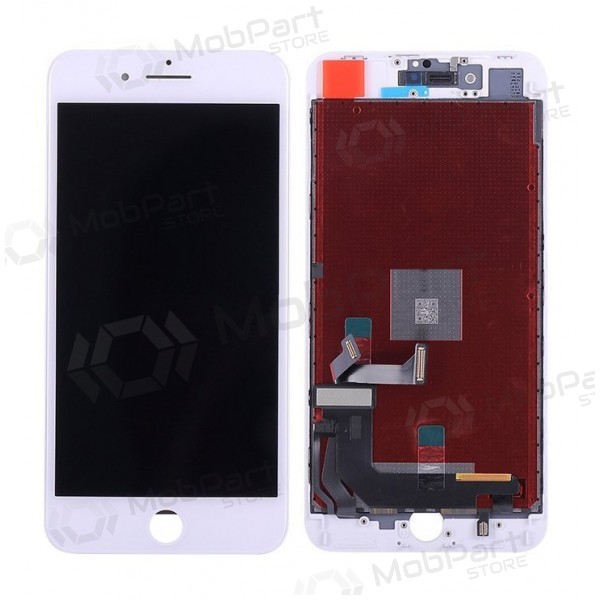 Pantalla para Apple iPhone 8 Plus (blanca) (restaurada, original)