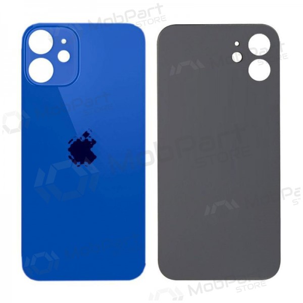 Apple iPhone 12 mini tapa trasera de la batería (azul) (bigger hole for camera) Apple iPhone 12 mini tapa trasera de la batería (azul) (bigger hole for camera)