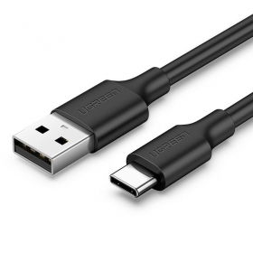 USB cable Ugreen US287 USB to USB-C 3A 1.0m negro