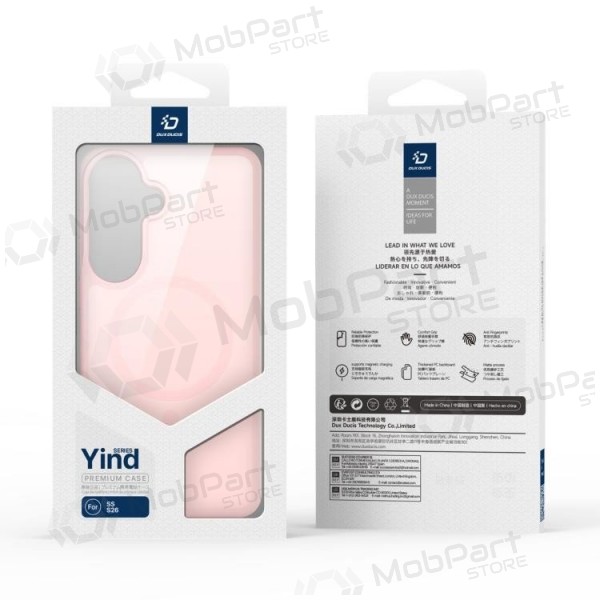 Funda para Samsung Galaxy S26+ - Dux Ducis Yind MagSafe (rosa)