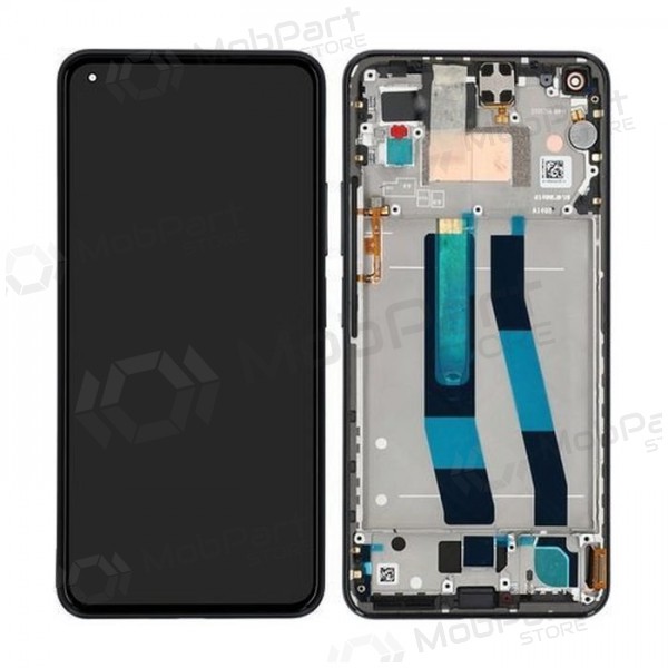 Xiaomi Mi 11 Lite 4G / Mi 11 Lite 5G pantalla (negro) (con un marco) (service pack) (original)