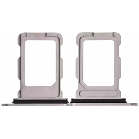 Soporte de tarjeta SIM para Apple iPhone 16 Pro, 16 Pro Max (gris)