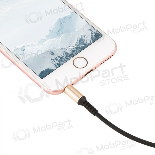 Audio adaptador Hoco UPA02 AUX 3,5mm į 3,5mm (negro)