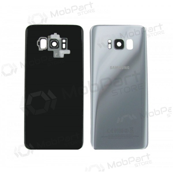 Samsung G955F Galaxy S8 Plus tapa trasera de la batería plata (Arctic Silver) (service pack) (original)
