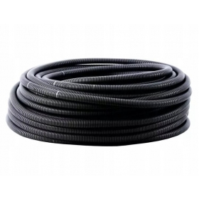 Gofruotas PVC vamzdis Pawbol 12mm (100m ritė) (negro)