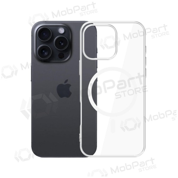 Funda para Apple iPhone 16 Pro - 3MK Clear MagCase (transparente)