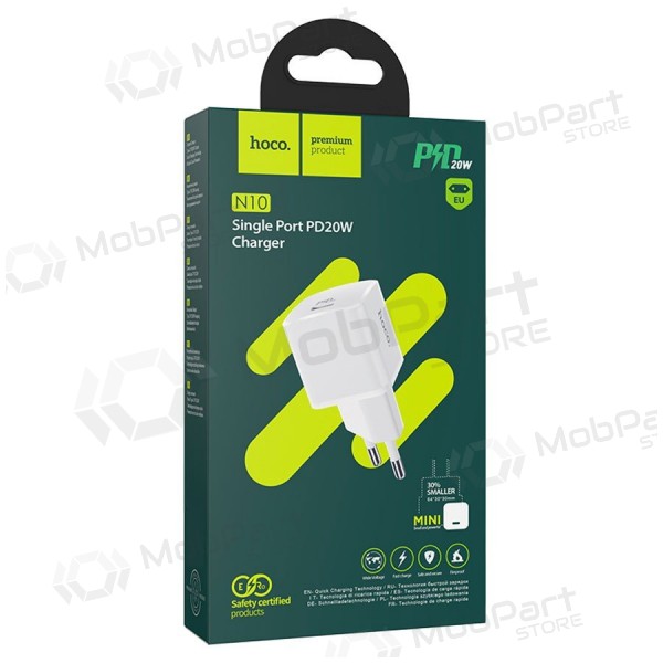 Cargador Hoco N10 PD20W (blanco)
