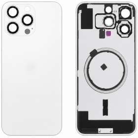 Funda trasera para Apple iPhone 16 Pro Max (blanca) (Premium)