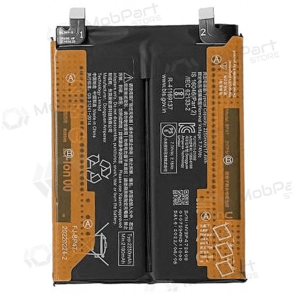 Batería para Xiaomi Redmi Note 11 Pro+ 5G, acumulador (BP47) (original)