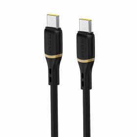 Cable USB-C Dudao L25C USB-C a USB-C 1 m 60 W negro