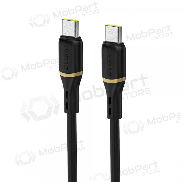 Cable USB-C Dudao L25C USB-C a USB-C 1 m 60 W negro