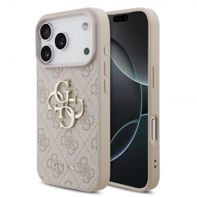 Funda para Apple iPhone 17 Pro - Guess PU 4G Metal Logo