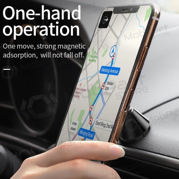 Soporte para teléfono de coche HOCO CA46 (dashboard mounting, magnetic fixing, black)