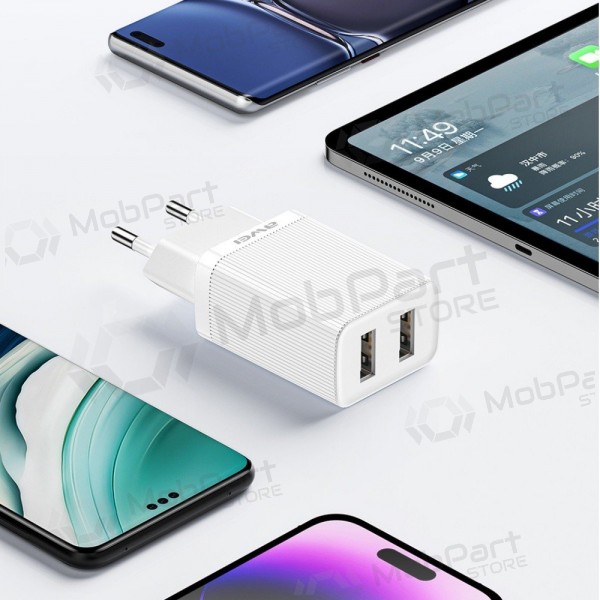Cargador Awei C15-EU 2xUSB-A 10W blanco