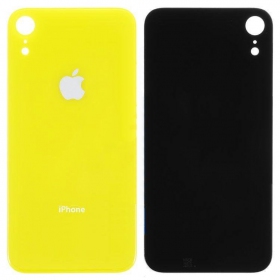 Apple iPhone XR tapa trasera de la batería (amarillo) (bigger hole for camera)