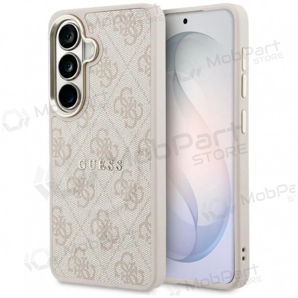 Funda para Samsung Galaxy S26 -Guess PU Leather 4G Gold Frame Magnetic- (rosa)