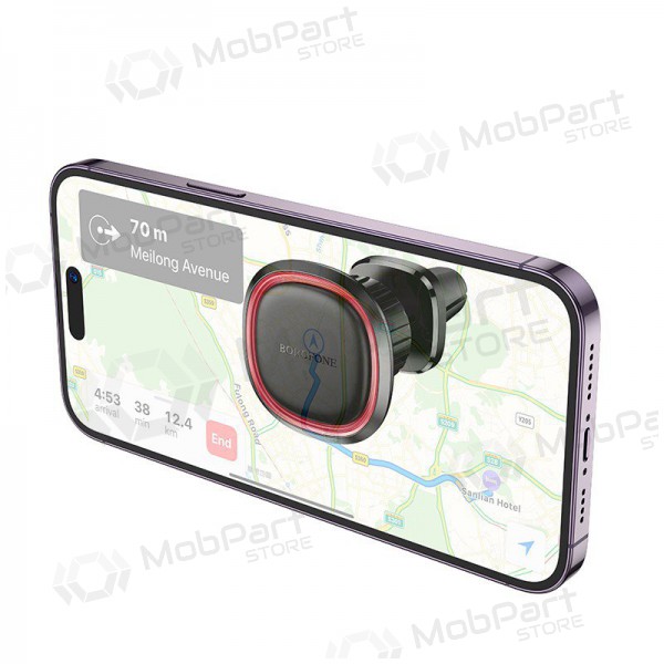 Soporte para teléfono de coche Borofone BH124 (air vent) negro