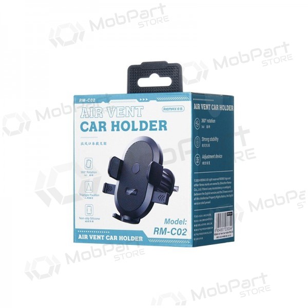 Soporte para teléfono de coche Remax RM-C02 (air vent) negro