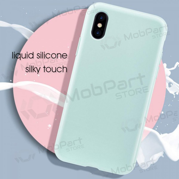 Funda para Apple iPhone 13 Pro Max - Liquid Silicone 1.5mm (menta)