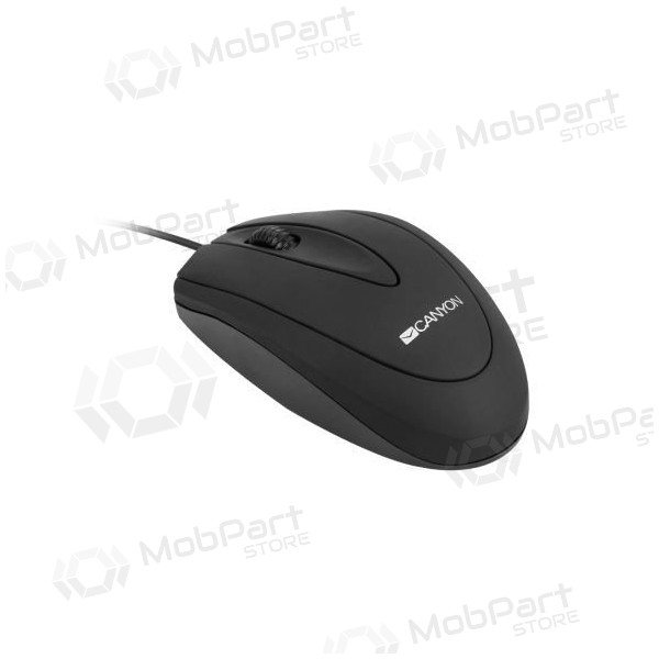 Ratón CANYON CNE-CMS1 con cable (negro)
