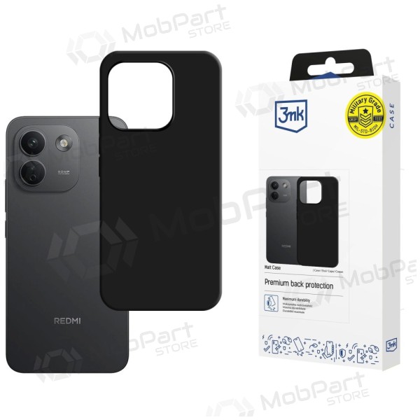 funda "3mk Matt Case" para Xiaomi Redmi Note 17 Pro Max (negra)