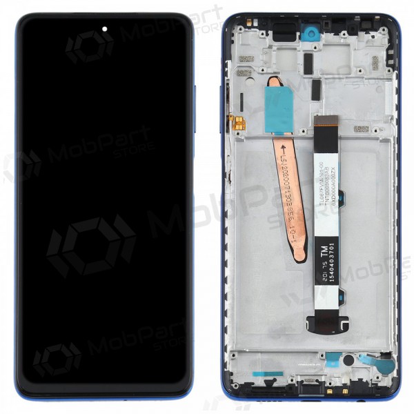 Xiaomi Poco X3 / X3 NFC pantalla (azul) (con un marco) (service pack) (original)