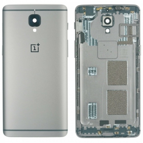 OnePlus 3 / 3T tapa trasera de la batería (plata) (usada grade C, original)