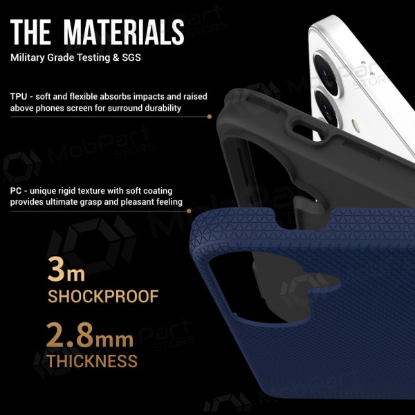 Samsung Galaxy S24, S25 funda „Perfectionists“ (azul oscuro)