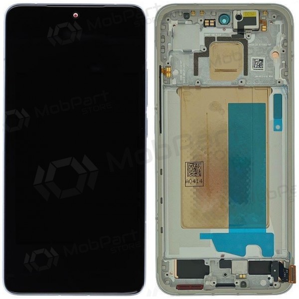 Pantalla Xiaomi Poco F7 5G (plateada) (con marco) (original)