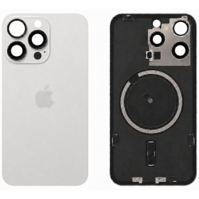 Tapa trasera para Apple iPhone 15 Pro Max (blanco) - Premium