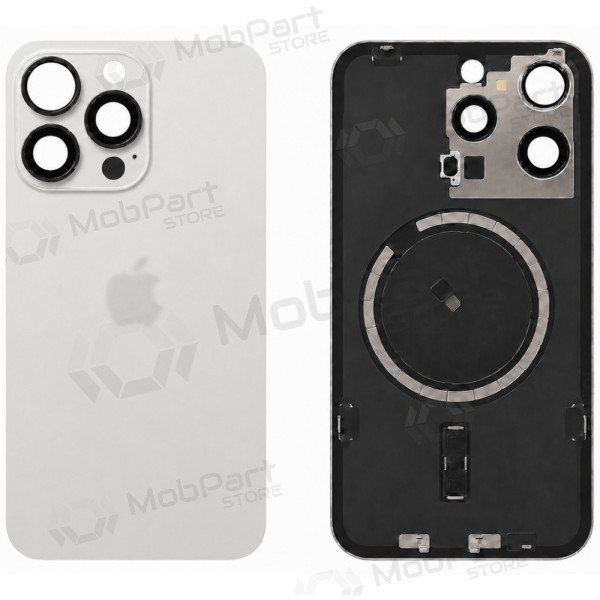 Tapa trasera para Apple iPhone 15 Pro Max (blanco) - Premium