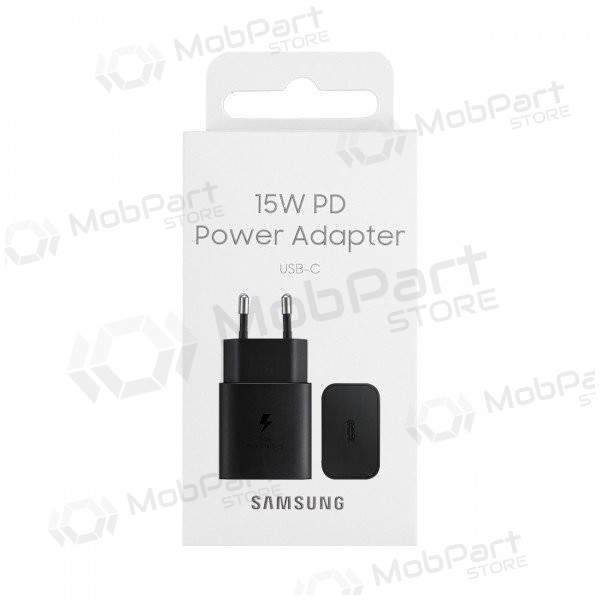Cargador original Samsung EP-T1510NBEGEU 15W en el paquete negro