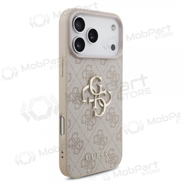 Funda para Apple iPhone 17 Pro Max - Guess PU 4G Metal Logo (rosa)