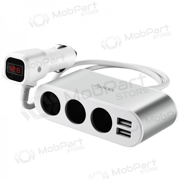 Cargador de coche - šakotuvas Hoco Z13 2xUSB 3xconnector Cargador de coche - šakotuvas Hoco Z13 2xUSB 3xconnector