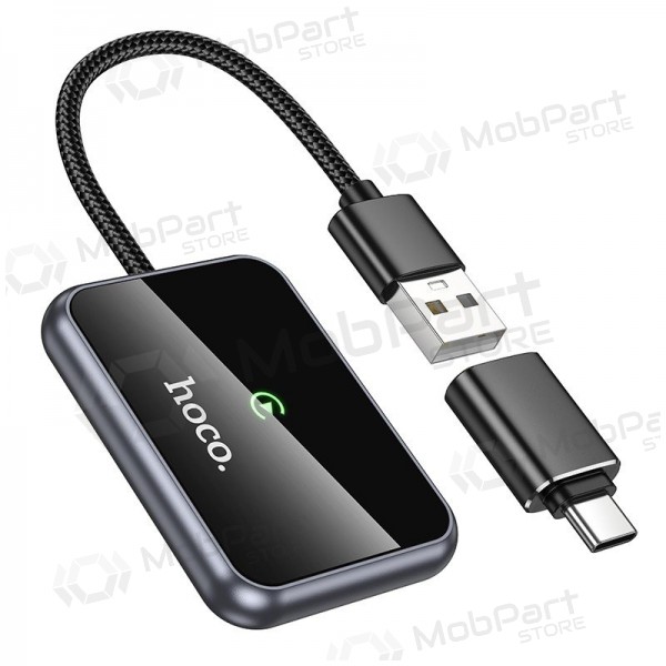 Adaptador CarPlay Hoco HU1 inalámbrico negro