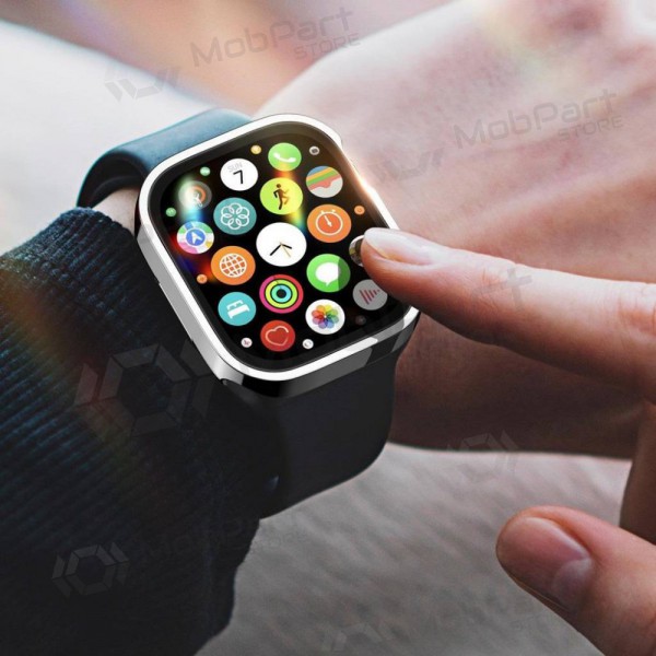 Protector de pantalla LCD de 44 mm para Apple Watch / funda - Dux Ducis Hamo (plateado)