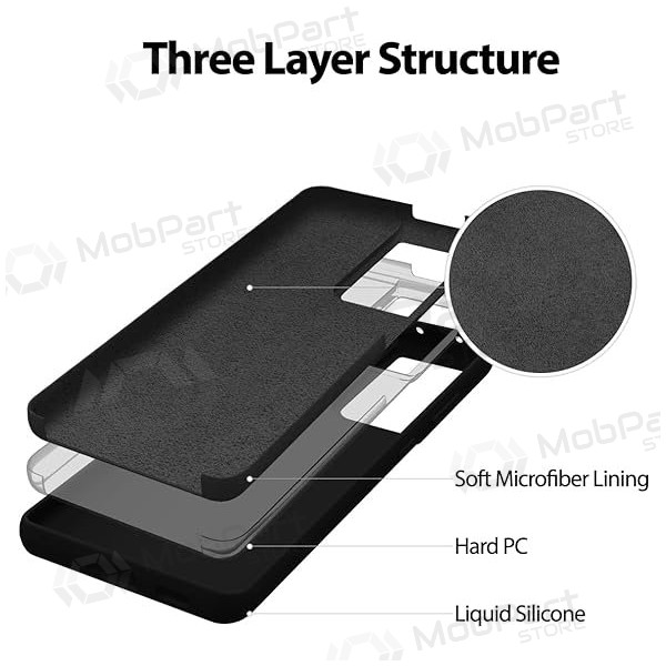 Funda para Samsung Galaxy A15 Mercury - Silicone Case (negra)
