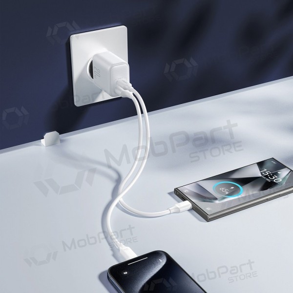 Cargador Joyroom JR-TCF21 USB-C/USB-A PD20W blanco