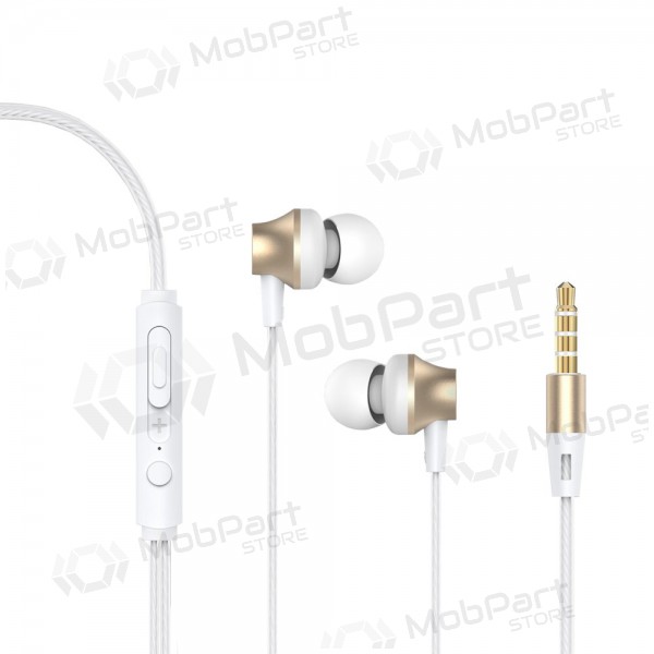 Manos libres Devia Metal In-ear 3,5mm (dorado)