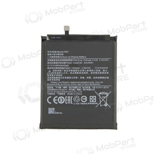 Xiaomi Mi 8 Lite bateria, akumuliatorius (BM3J) Xiaomi Mi 8 Lite bateria, akumuliatorius (BM3J)