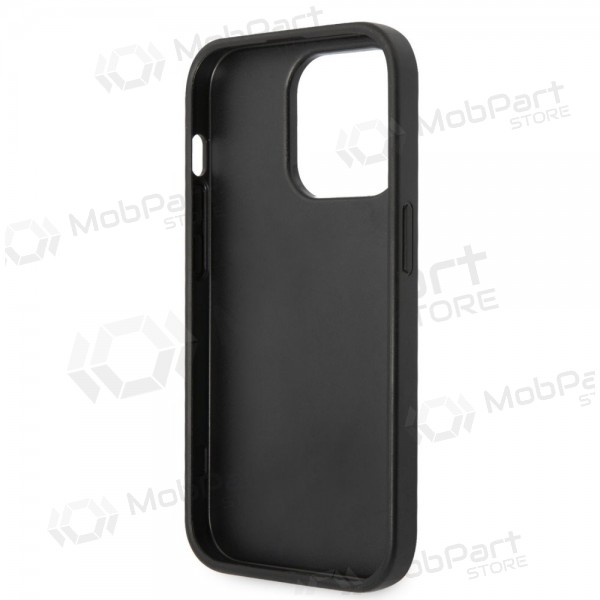 Funda para Apple iPhone 14 Pro - Guess PU 4G Metal Logo (gris)