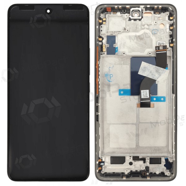 Pantalla Xiaomi 12 Lite 5G (negra) (con marco) (original)