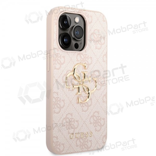 Funda para Apple iPhone 14 Pro Max - Guess PU 4G Metal Logo (rosa)
