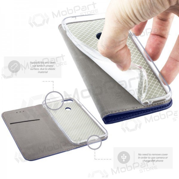 Xiaomi Redmi A7 4G / Redmi A5 / Poco C71 (171,7x77,8x8,26) funda - Smart Magnet azul oscuro