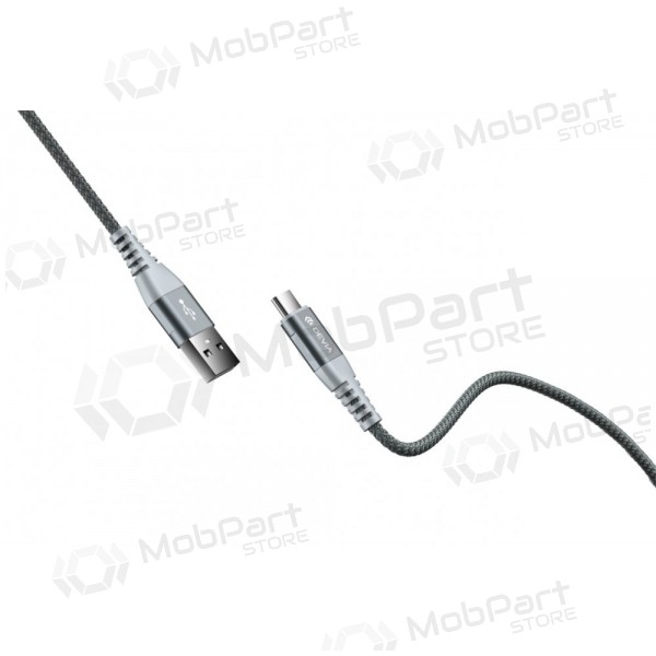 Cable USB Devia Shark Tipo-C 1.5m 5A (blanco)