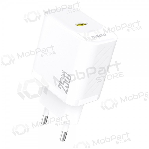 Cargador de teléfono Dudao A27 25 W GaN USB-C blanco