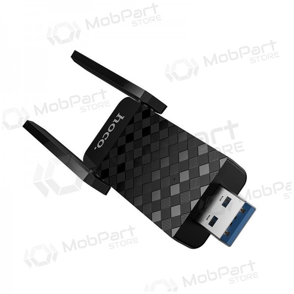 Adaptador USB Wi-Fi Hoco HI34 USB 3.0 Wi-Fi 6 negro
